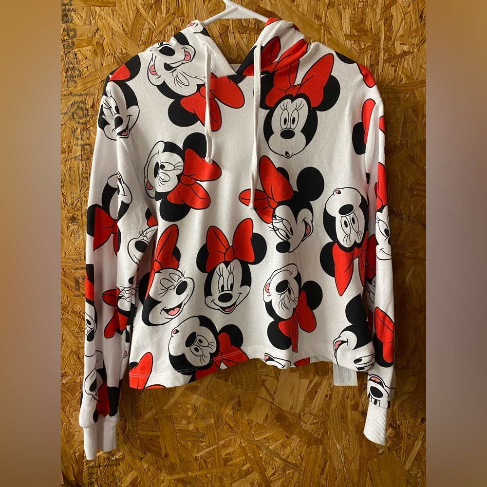 Minnie Mouse All Over Pattern Walt Disney World Hoodie